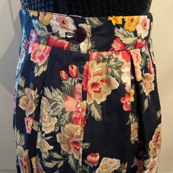 Vintage Susan Bristol Floral Rayon Skirt Size 10 - Picture 4 of 13